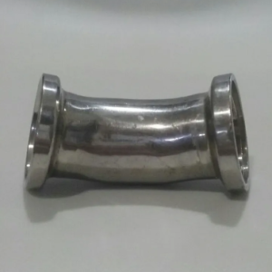 CURVA 45GRAUS 1/2″ TRI-CLAMP EM AÇO INOX 304 POLIDO
