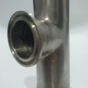 TEE 1 1/2 AÇO INOX 304 TRI-CLAMP ENTRADA P/ SOLDAR