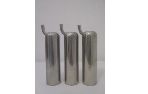 CAPA TETEIRA PARA ORDENHA EM AÇO INOX 304 FURO 17MM KIT COM 3UN.