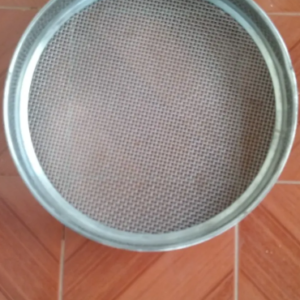 PENEIRA GRANULOMÉTRICA EM AÇO INOX MALHA 3,82MM
