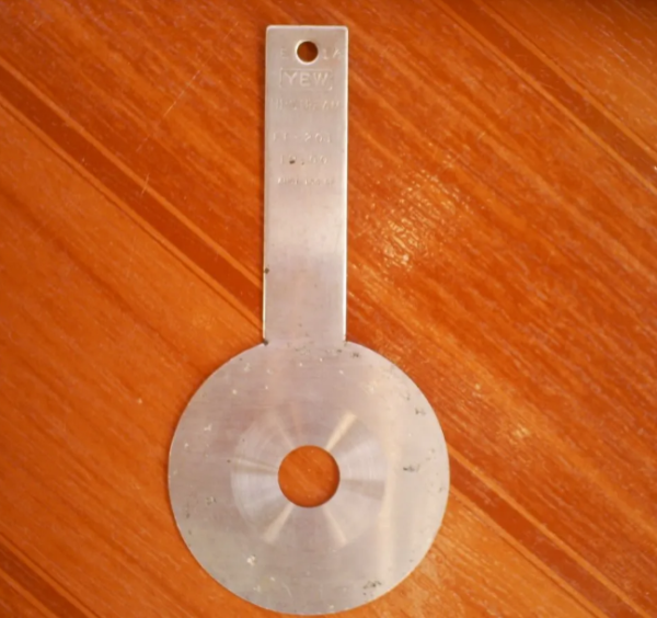 PLACA DE ORIFÍCIO D=19,00 E=1,1/2 AÇO INOX 304