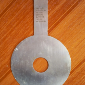 PLACA ORIFÍCIO AÇO INOX 304 D=3 SCH40