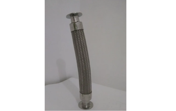 MANGUEIRA DE NÚCLEO CORRUGADO 1,1/2'' EM AÇO INOX 316L