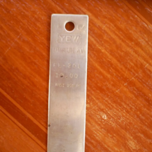 PLACA DE ORIFÍCIO D=19,00 E=1,1/2 AÇO INOX 304