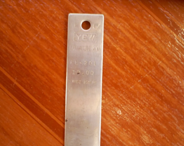 PLACA DE ORIFÍCIO D=19,00 E=1,1/2 AÇO INOX 304 - Imagem 2