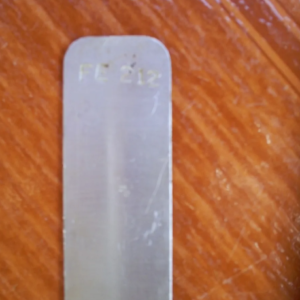 PLACA DE ORIFÍCIO D=21,2 AÇO INOX 304
