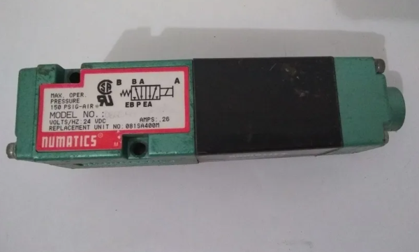 VÁLVULA DIRECIONAL NUMATICS MOD 082SA415M019M - Imagem 2