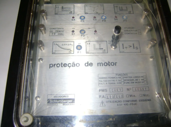 PROTEÇÃO DE MOTOR SCHLUMBERGER (ANTIGO) DÉCADA DE 80 - Imagem 2