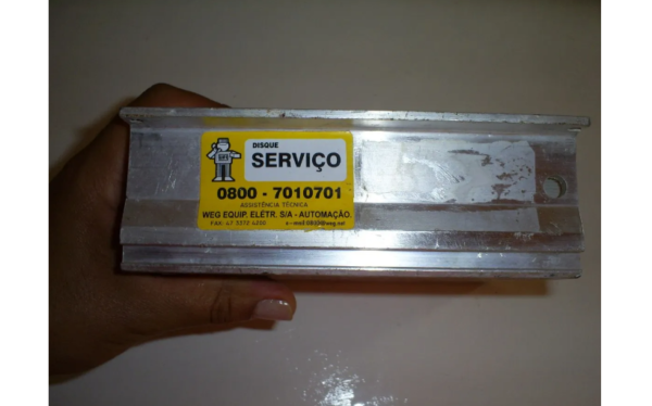 DISSIPADOR DE CALOR ALUMÍNIO 145x155x55MM INVERSOR WEG - Imagem 4