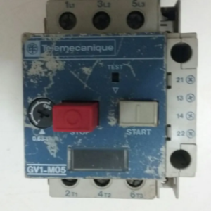 DISJUNTOR MOTOR TELEMECANIQUE GV1-M05 0.6 – 1 A