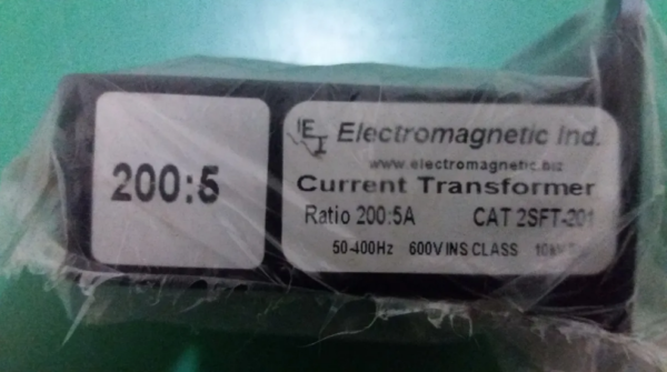 TRANSFORMADOR DE CORRENTE RATIO 200:5a CAT 2SFT-201 - Imagem 4