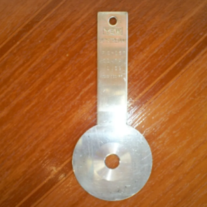 PLACA DE ORIFÍCIO D=11,74 AÇO INOX 304