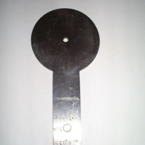 PLACA DE ORIFÍCIO D=5,035 AÇO INOX 304