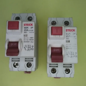 DISJUNTOR SDR 2P STECK 25A 230V KIT 2 PEÇAS