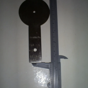 PLACA DE ORIFÍCIO D=5,035 AÇO INOX 304