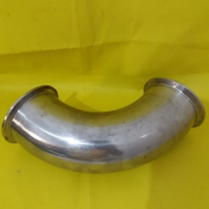 CURVA JUELHO 90° AÇO INOX 304 TRICLAMP 3 POLEGADAS