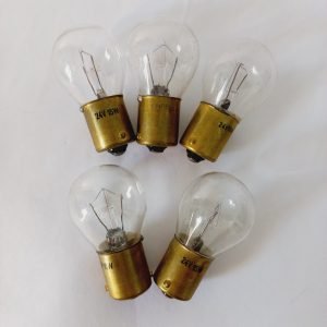 LÂMPADA SINAL INCADESCENTE KOOMEI K-48 24V 15W KIT 5 UNIDADES