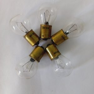 LÂMPADA SINAL INCADESCENTE KOOMEI K-48 24V 15W KIT 5 UNIDADES