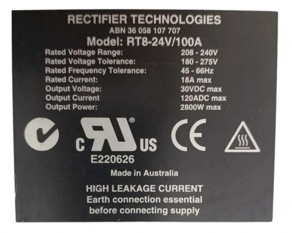 FONTE RETIFICADORA EFAPOWER RT8-24V/100A - Imagem 6