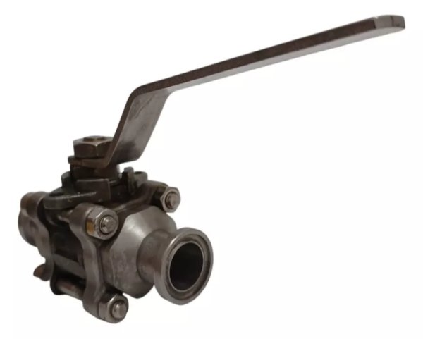 VÁLVULA ESFERA TRIPARTIDA TRICLAMP 3/4 VALMICRO AÇO INOX - Imagem 3