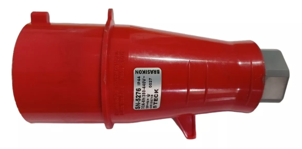 PLUG NEGATIVO STECK 32A SN-5276 32A SN-5276 380-440V 3P+N+T - Imagem 2