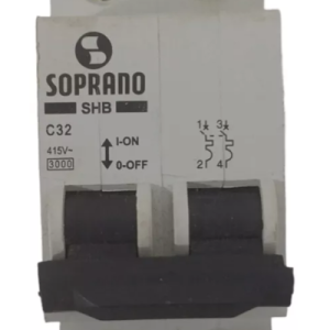 DISJUNTOR TERMOMAGNÉTICO SOPRANO SHB C32