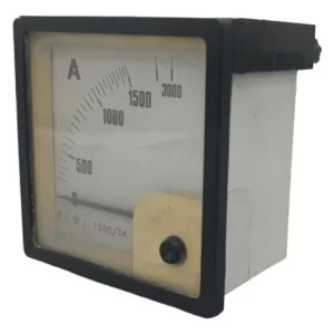 AMPERÍMETRO ANALÓGICO 72×72 1500/5a INIKRON