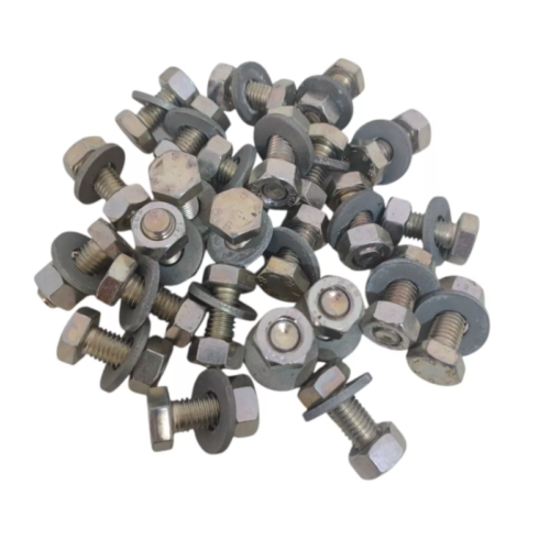 PARAFUSO SEXT. ZINCADO BRANC M12 PORCA E ARRUELA KIT 25 UNI - Imagem 5