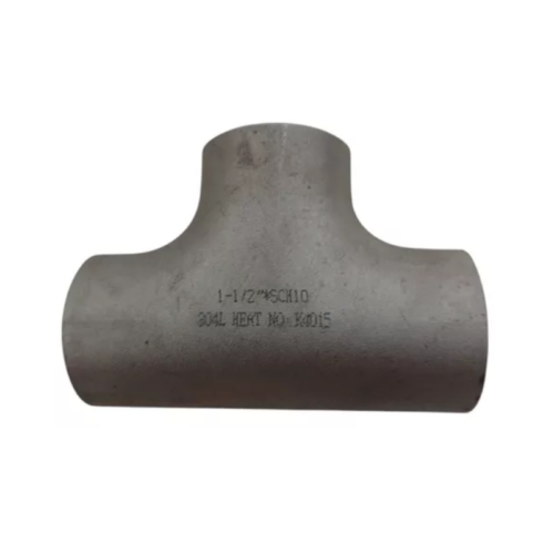 TEE CONEXÃO 1,1/2'' SCH 10 EM AÇO INOX 304L
