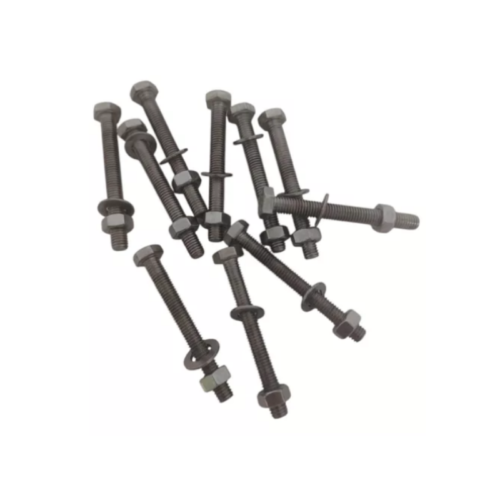PARAFUSO SEXTAVADO M8X70MM INOX PORCA ARRUELA LISA KIT 10UN - Imagem 4