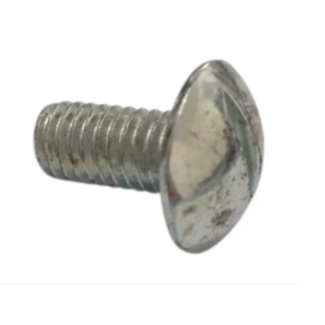 PARAFUSO CABEÇA LENTILHA FENDA 3/8×3/4 GALVANIZ BRANCO 100UN