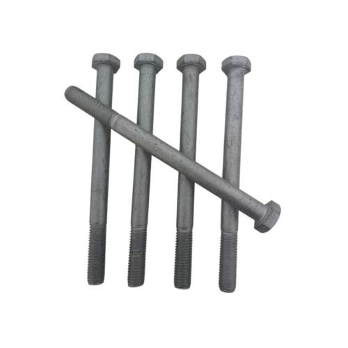 PARAFUSO SEXTAVADO M12X150MM PASSIVADO KIT 5U AÇO CLASSE 8.8