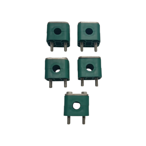 ABRAÇADEIRA PARA MANGUEIRA OU TUBO 13MM RBS KIT 5UN VERDE