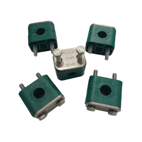 ABRAÇADEIRA PARA MANGUEIRA OU TUBO 13MM RBS KIT 5UN VERDE - Imagem 2