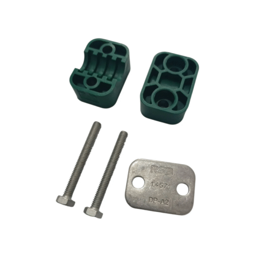ABRAÇADEIRA PARA MANGUEIRA OU TUBO 13MM RBS KIT 5UN VERDE - Imagem 3