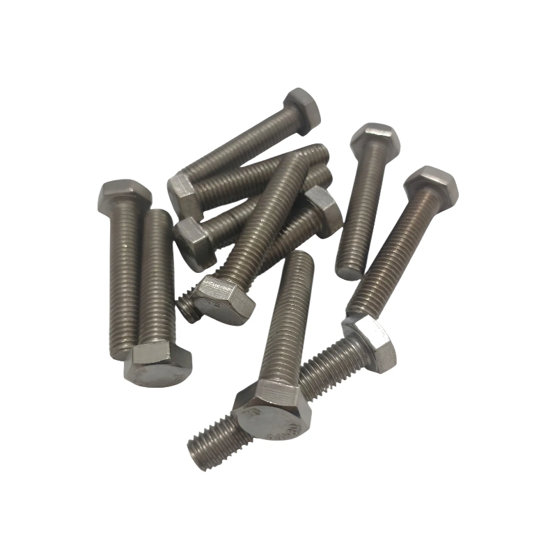 PARAFUSO SEXTAVADO M10X50MM AÇO A4-80 PASSO 1.5 KIT 11UN