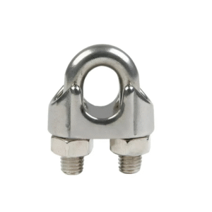GRAMPO CLIP PARA CABO DE AÇO 3/16 5MM EM AÇO INOX