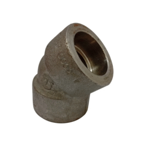 COTOVELO 45O 3/4” AÇO INOX 316L A182 SOLDA
