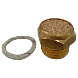 SILENCIADOR DE BRONZE CURTO 1 BSP COM VEDAÇÃO
