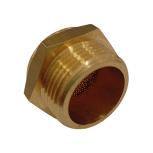 SILENCIADOR DE BRONZE CURTO 1 BSP COM VEDAÇÃO